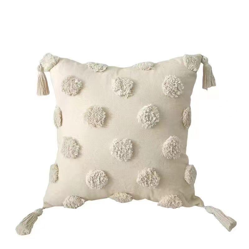 Modern Chenille Pillow Covers Minimalist Textured Sofa Cushion Cases Elegant Bedside Throw Pillowcase Chic Hotel Cushion Covers