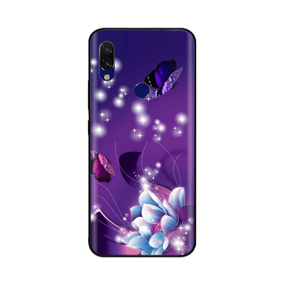 For Xiaomi Redmi 7 Case Redmi7 Black Silicon Bumper Soft Tpu Phone Case Cover For Xiaomi Redmi Note 7 Pro Note7 Case Funda Coque