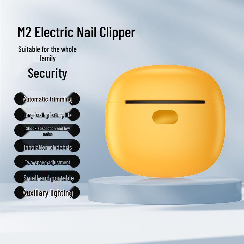 Automatic Rechargeable Nail Clipper and File for Children and Elderly