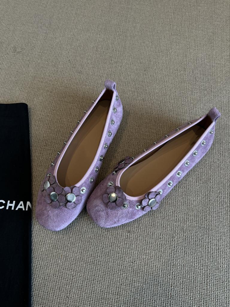 Fashion Flat Shoes for Women Spring and Autumn New Flower Round Toe Ballet Shoes for Women in 2025 Flat Ladies Shoes zapatillas mujer