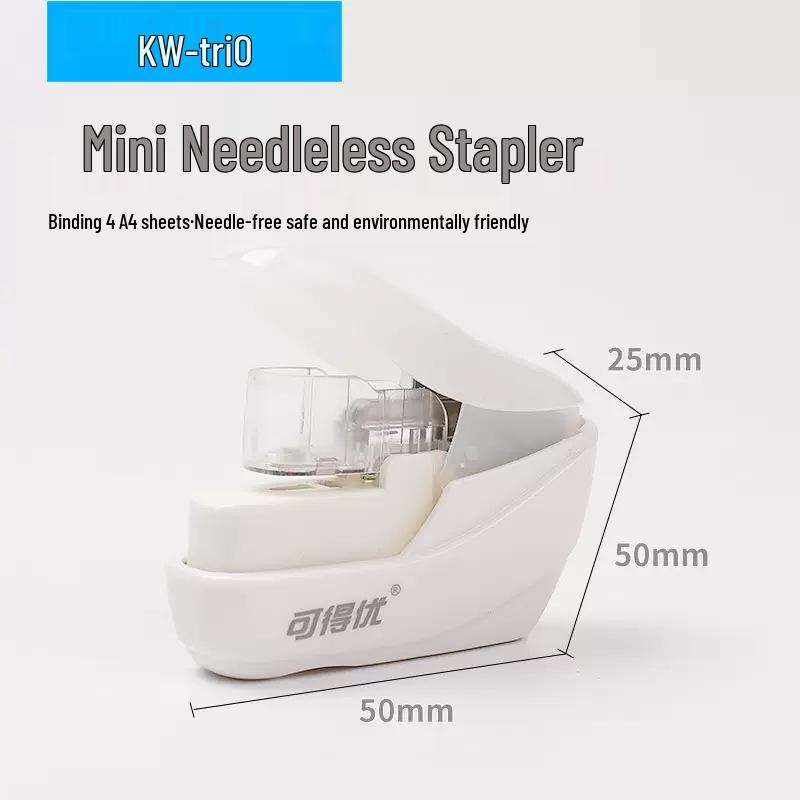 Kede You 5399 Effort-Saving Mini Stapleless Stapler for Safe Desktop and Child Use