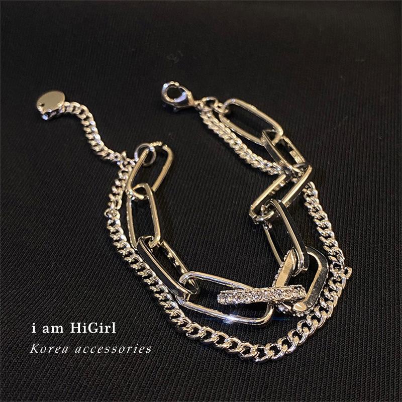 Licht luxe zirkonia parelmoer armband persoonlijkheid forensen armband armband internetberoemdheid temperament high-end klavertje vier armband