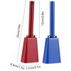 2 Pack Cowbell with Handle Noise Makers for Sporting Football Games Ranch Sports Events Party Concert 10 Inch Cow Bell