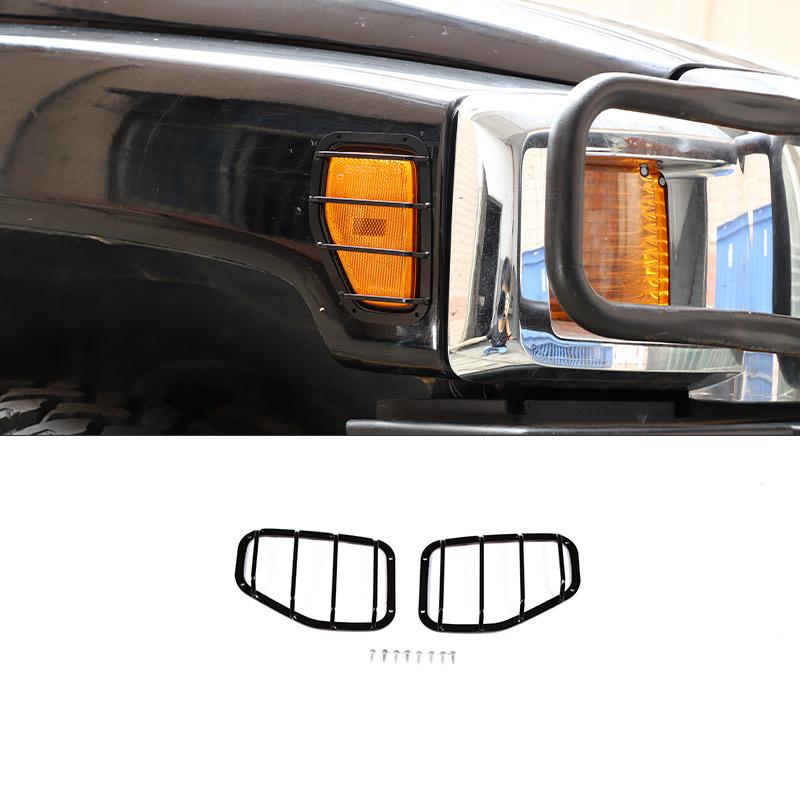 

Car Rear Bumper Tail Light Cover For HUMMER H3 2005-2009 Carbon Steel Black Tail Lamp Frame Auto Accessories
