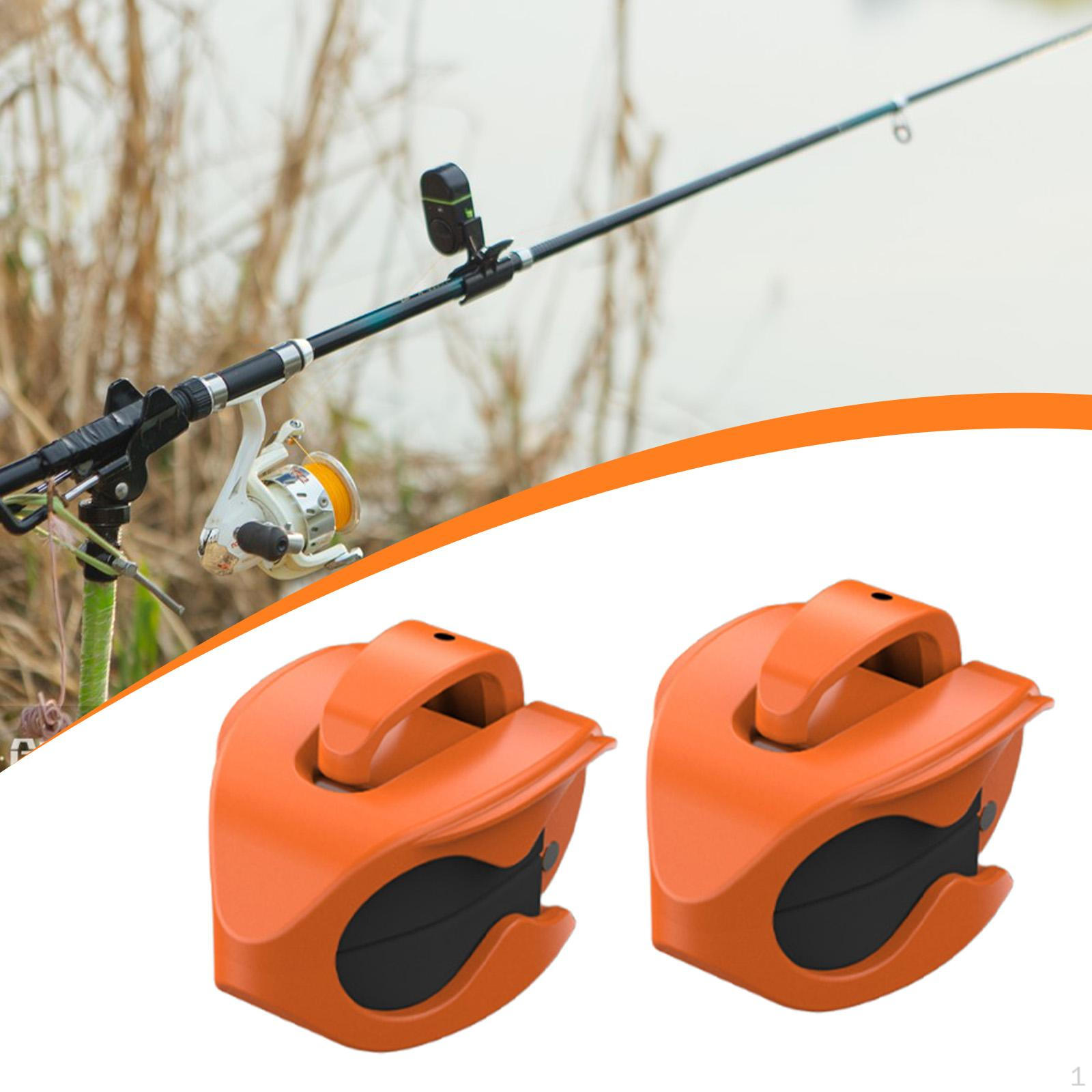 2 Fishing Rod Clamps, Beach Holders, Practical And Portable Clamps. оранжевый