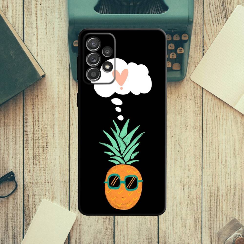 Fruit Pineapple Phone Case For Samsung S21,S22 Ultra,S20,S30 plus,S22 plus,S23,S30 ultra 5G Silicone Cover