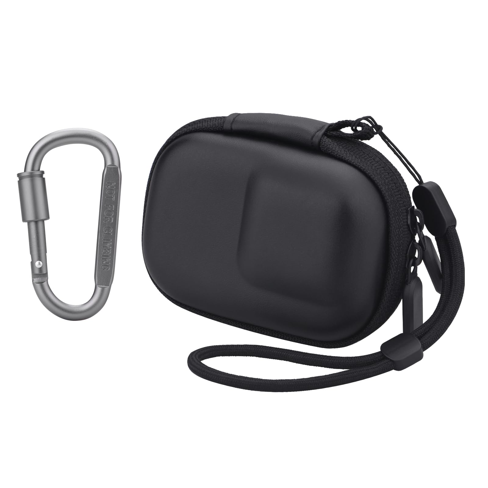 

Carrying Case for DJI Osmo Action 5 Pro/4/3, Small Storage Bag for GoPro, PU Hard Travel Protector Case for Insta360 Ace/Ace Pro чорний