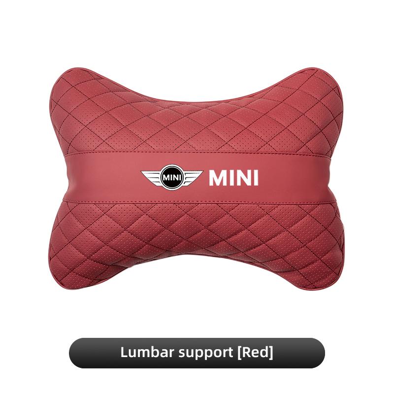 Kit de coussin de nuque et de soutien lombaire pour voiture Appui-tête automatique Pour MINI Cooper R56 F56 R50 JCW Cabrio Aceman Countryman Clubman Roadster Coupe