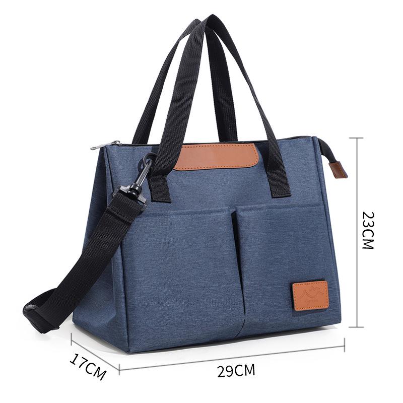 Triangle Large Capacity Insulated Travel Lunch Bag - Hot Selling Fashionable Fresh-Keeping Ice Pack Carrier