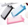 Students Visible Mesh Storage Bags Large Capacity Pen Pencil Case Stationery Storage Box Makeup Brushes Toiletries Organizer Bag