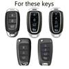Silicone Remote Key Case Fob Cover For Hyundai i30 i35 i40 Kona Veloster Azera Elantra Tucson Solaris Accent Santa Fe 2018 2019
