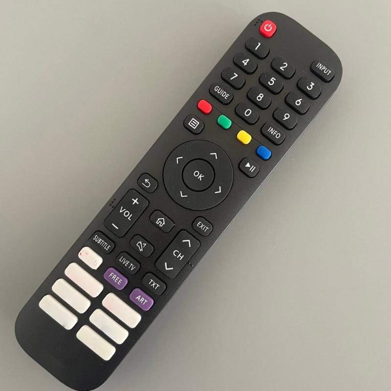 Multifuntional Replacement Remote Plastic Texture Suitable for TVs Responsive Key Simple Design Wide Compatibility