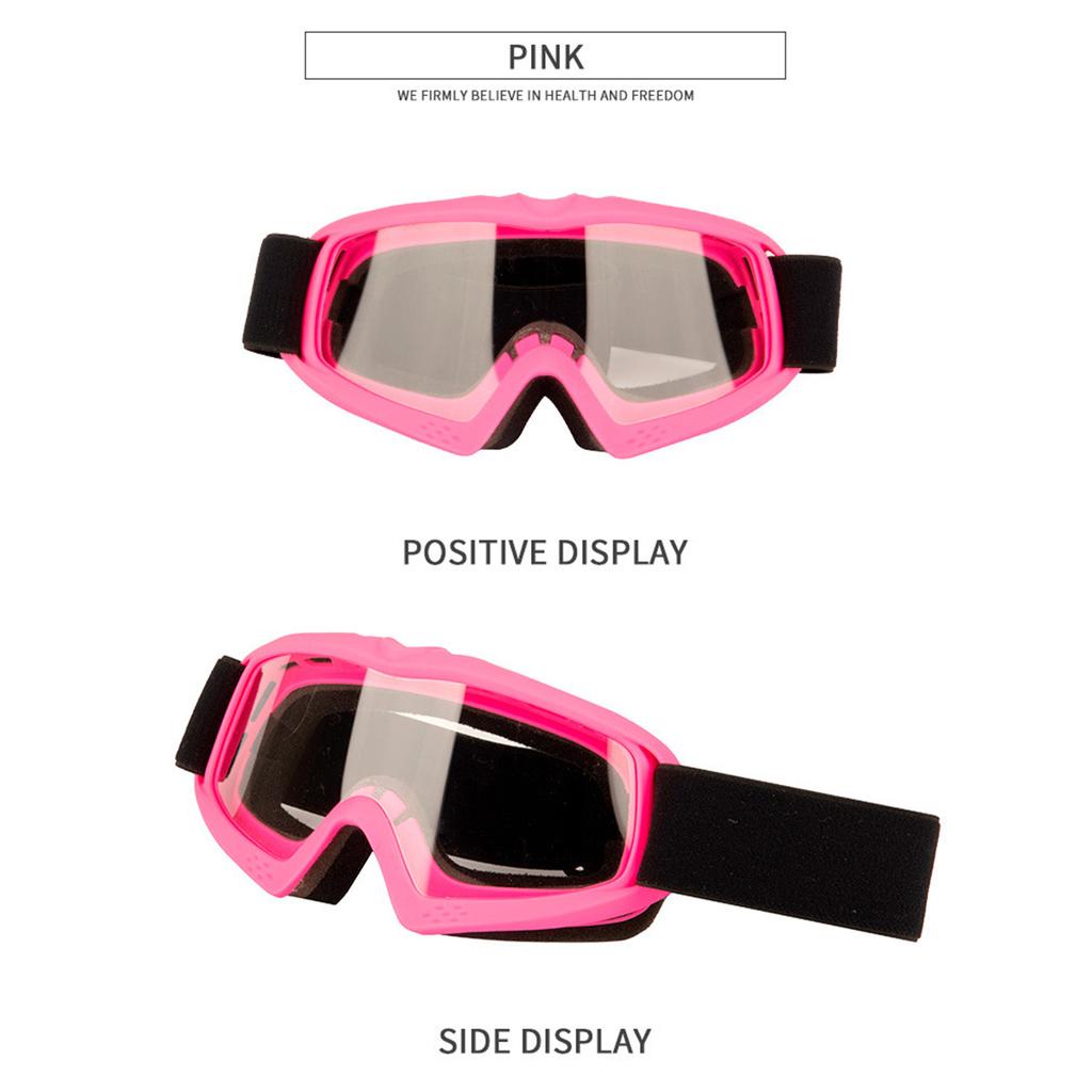 Occhiali da sole per moto Occhiali protettivi Motocross per Bambino Adolescente Occhiali antivento Ciclismo Sci Equitazione Occhiali