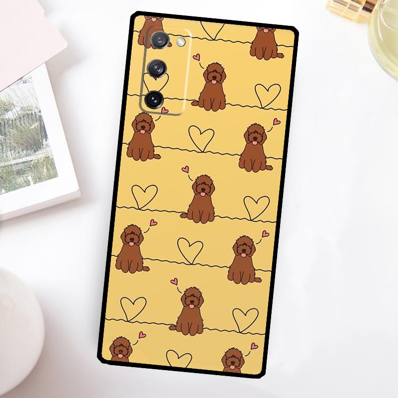 Brown Cockapoo Phone Case For Samsung Galaxy S26 S25 S24 S23 Ultra S20 FE S10 S21 S22 Plus S25 FE Cover
