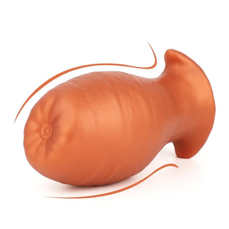 Anal Egg Plug Liquid Silicone Butt Plug Adult Sex Toys for Women Men Gay Dildo Anal Expander Prostate Massage Anal Plug