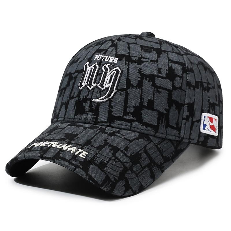 Letter Embroidery Baseball Cap for Unisex Sunshade Cap Outdoor Cap