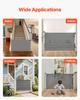 Retractable Baby Gate, Extends to 1450 mm Wide, 980 mm Tall, with Security Lock, Easy to Use, Walk Through Without Tripping, Mesh Dog Gate for Stairs,