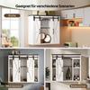 Armario de Pared para Cocina con 2 Puertas Correderas y Estantes Ajustables, Armario de Pared de Almacenamiento para Sala de Estar, Baño y Lavadero, 80 × 31 × 76 cm