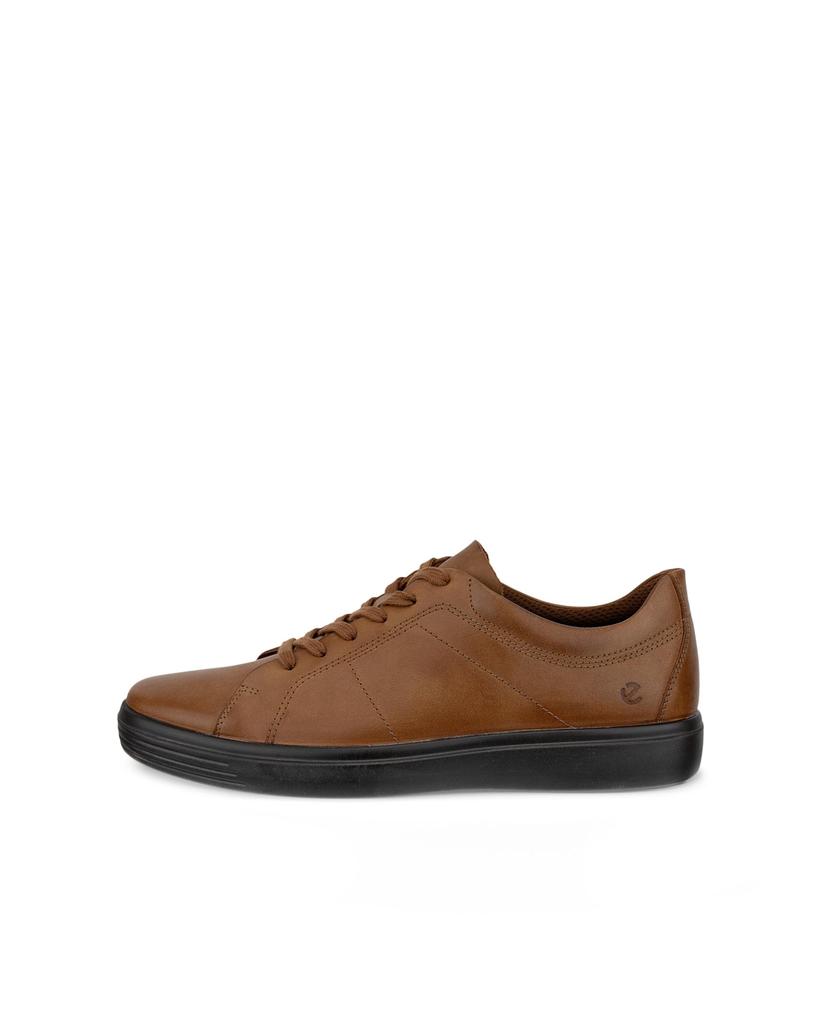 ECCO Classic Sneakers, Genuine Leather, Men's Casual Sneakers, 53734402034, CAMEL, Size 25.5 Cm, 3E