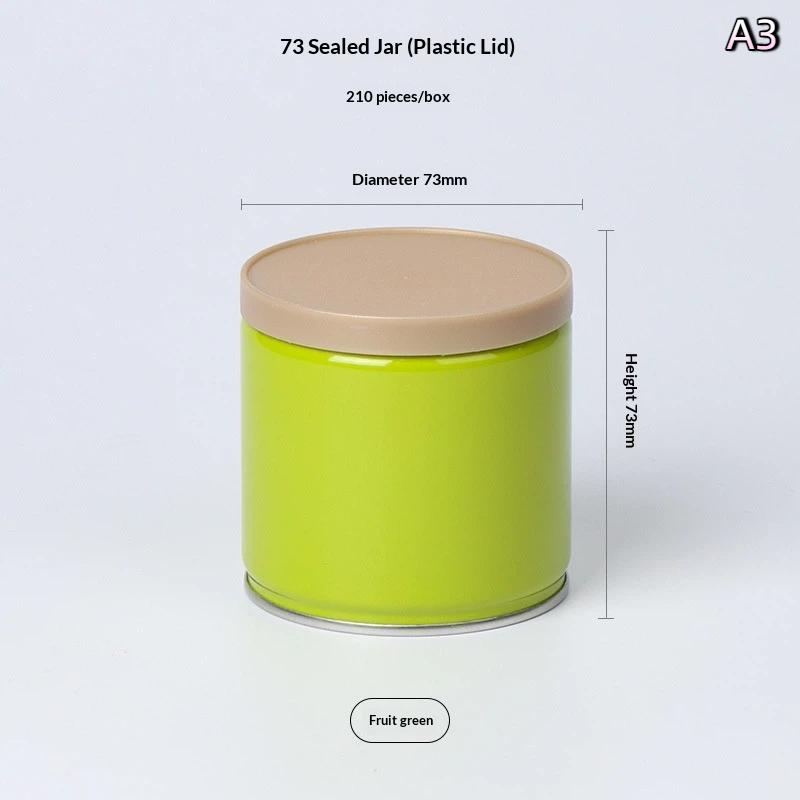 

1 шт. Портативная Мини Пустая Банка Коробка для Чая Чайница Железная Герметичная Банка Банки для Конфет Органайзер для Хранения Специй Кухонный Гаджет as the picture