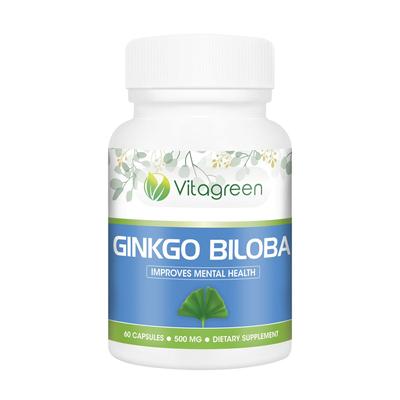 Ginkgo Biloba (60 Caps, 500 Mg), Ginkgo Biloba, Vitagreen