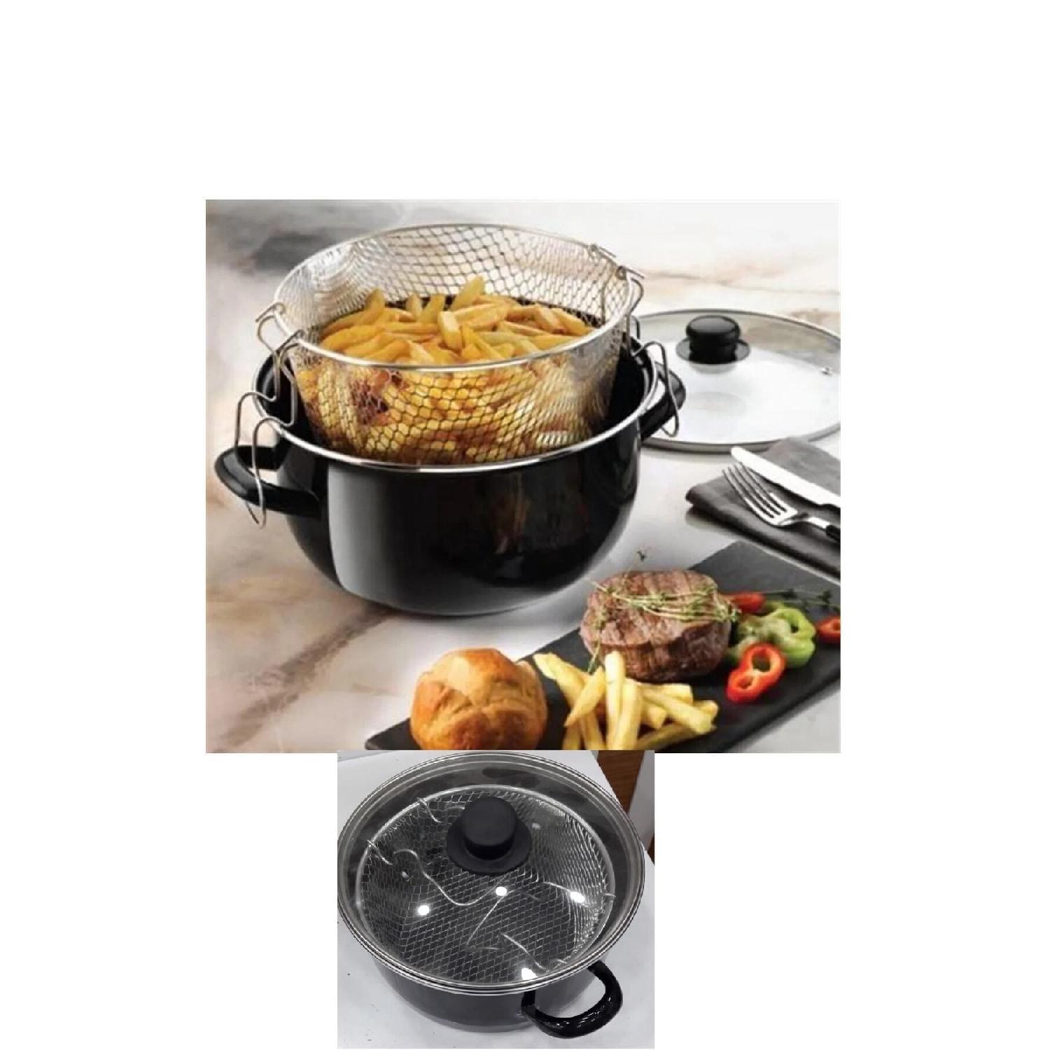 

Enamel Frying Pot 22 Cm 4.5 Lt чистий