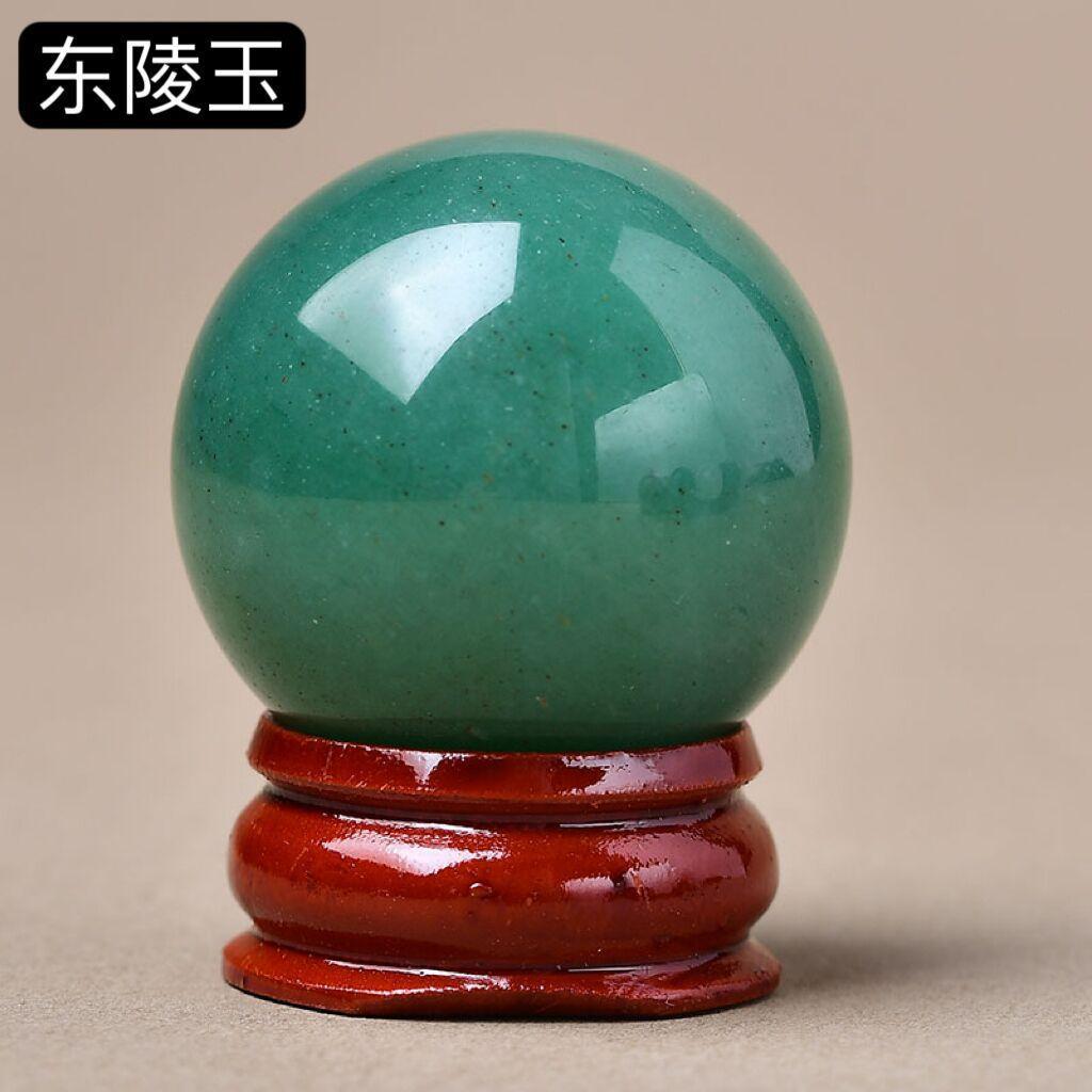 Natural pink crystal, tiger eye stone, aventurine, obsidian crystal ball, mini ball ornament, home decoration item