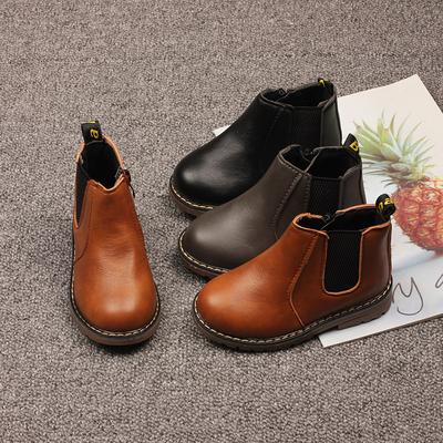 Retro Children's Riding Boots Spring Autumn Ankle Boots Fashion Kids Girls Casual Shoes Boys Baby Leather Boots