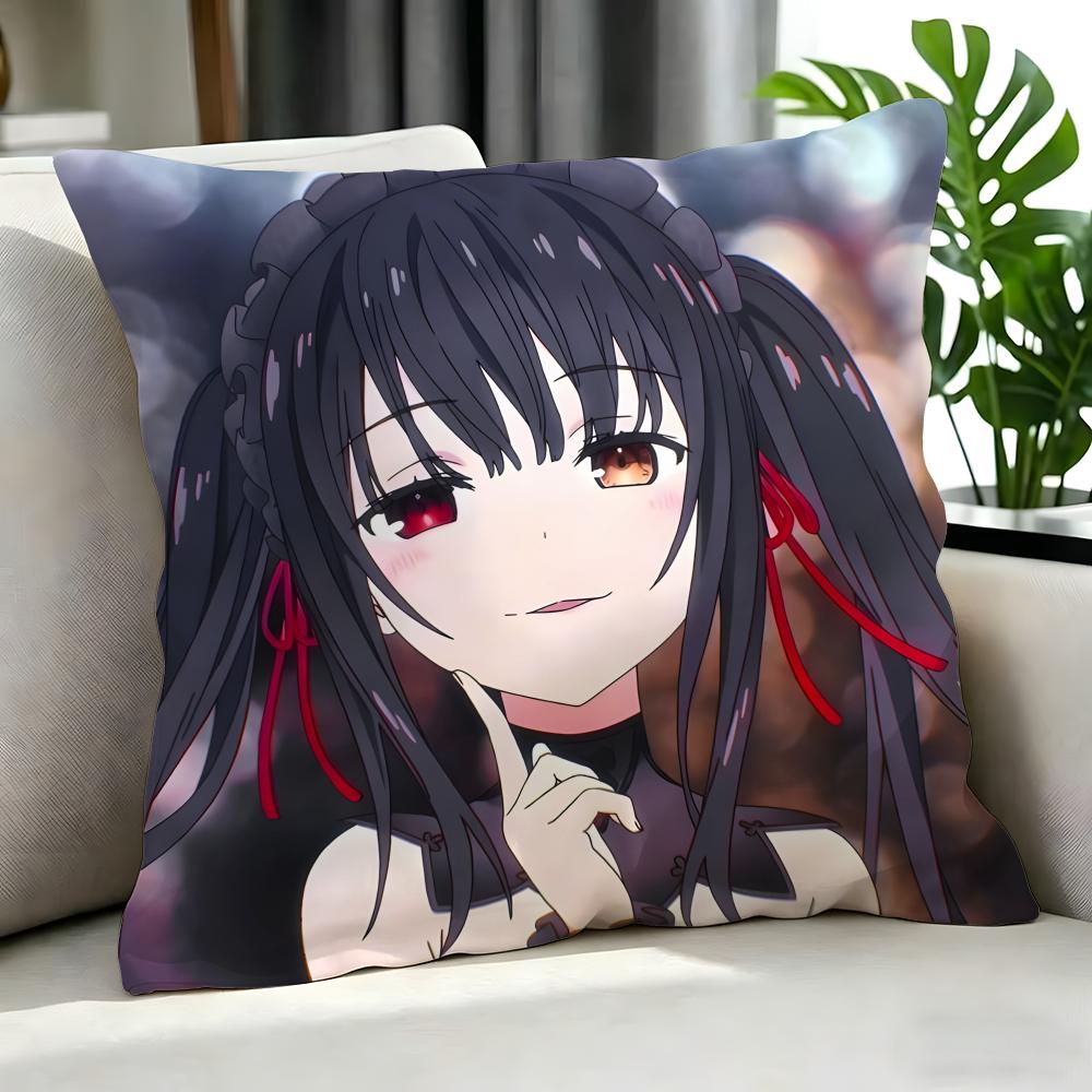 Anime Date A Live Cushion Cover Cushion Cover Set 4Pcs 50X50 45X45 40X40 Pillowcase Decorative Sofa Home Decor