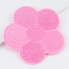 Spazzola Pulitore con Ventosa in Silicone - Design Floreale