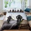Bicycle Motocross Racer Mountain Bike Comfortable Duvet Cover Pillowcase Bedding Set Children Bedroom Decoration Home Textile