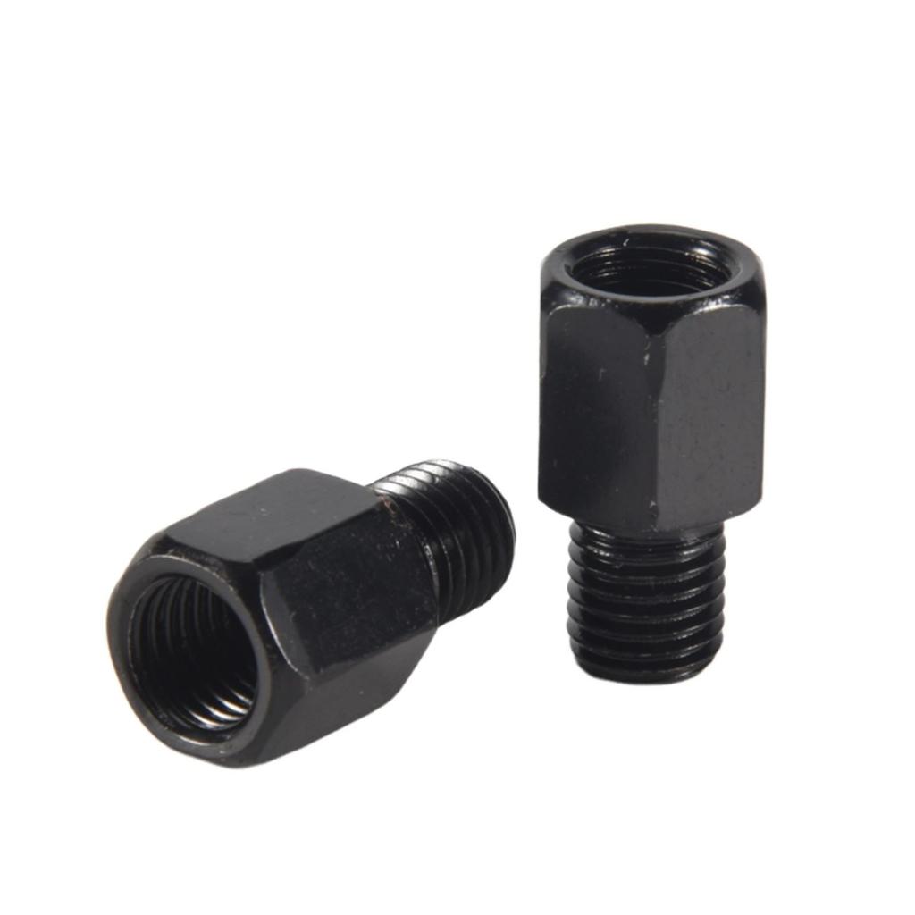 2 Teile Motorrad Adapter Konvertiert Im Uhrzeigersinn 8MM Zu 10MM Schwarz W7P8