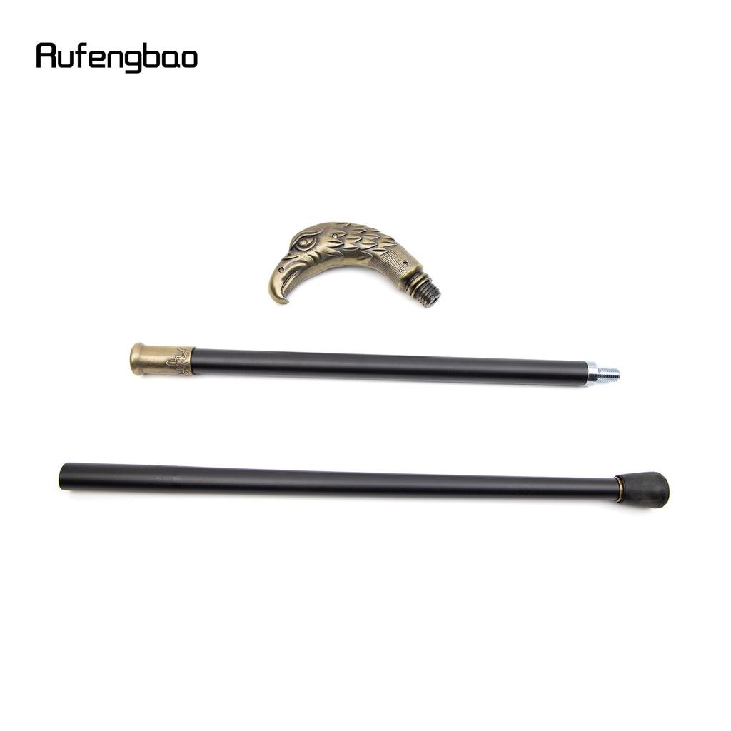 Coppery Long Head Eagle Luxury Walking Stick Party Fashion Elegant Walking Stick Decorative Cospaly Cane Knob Crosier 90cm