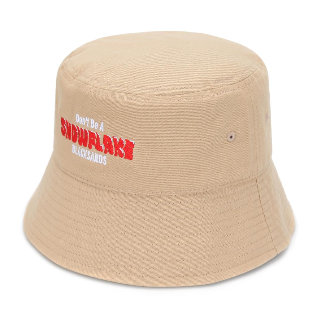 Beullaegsaenjeu Flake Embroidered Bucket Hat_Beige