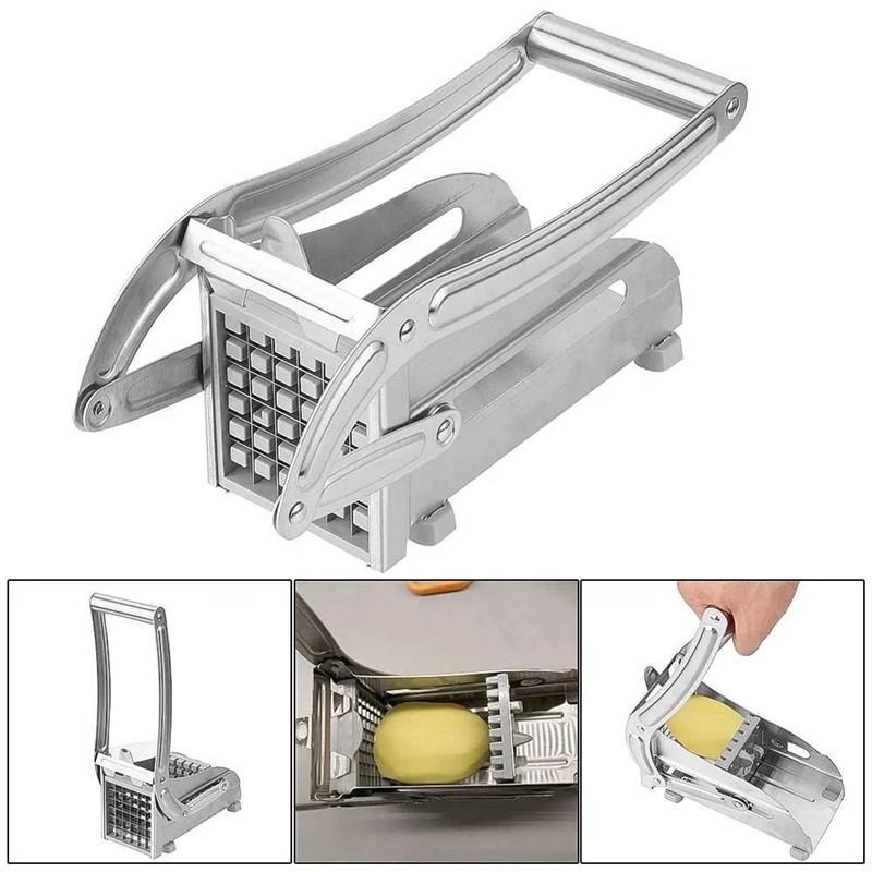 Multifunctional Manual French Fry, Vegetable, and Potato Strip Cutter