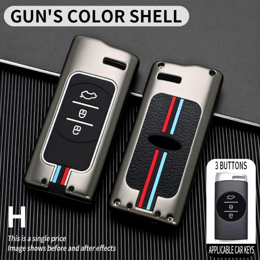 Zinc Alloy Car Remote Key Case Cover Shell Fob for Chery Tiggo 4 5X 7 Pro 8 Exeed Txl Tx Lx ARRIZO7 E3 E5 A3 A5 Tiggo 3 5 3X