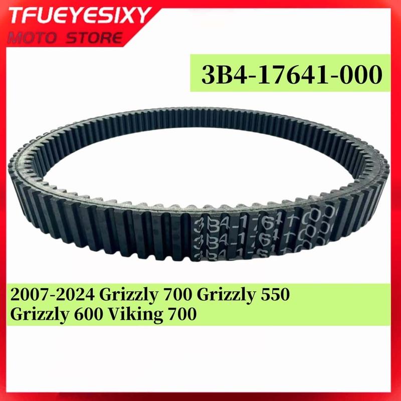3B4-17641-00 /B16-E7641-00 /28P-17641-00 Drive Belt for 2007-2024 Grizzly 700 Grizzly 550 Grizzly 600 Viking 700