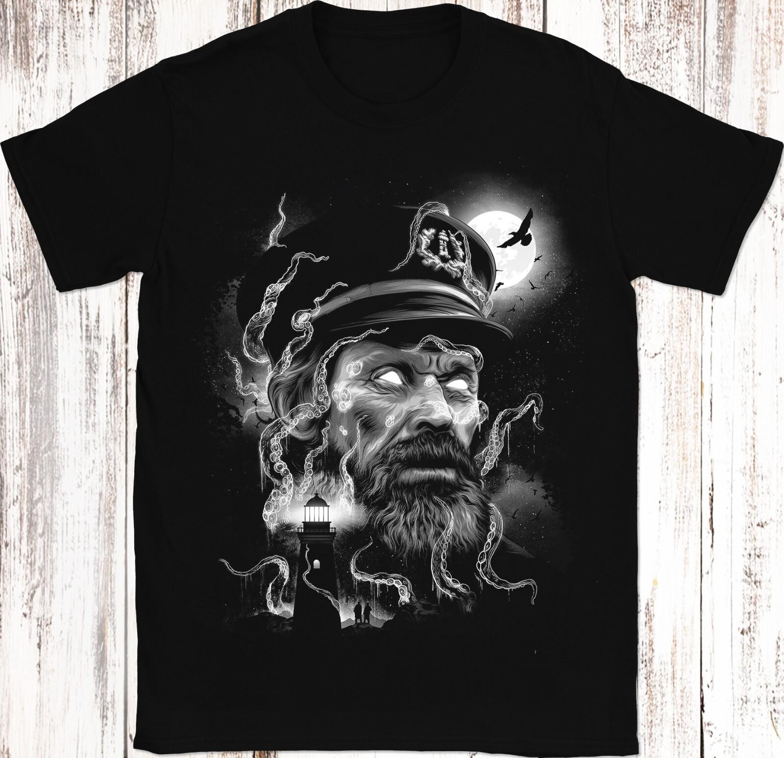 Thomas Wake Sea Monster Ocean Beast The Lighthouse 2019 Psycho Horror Movie T-sh XXL