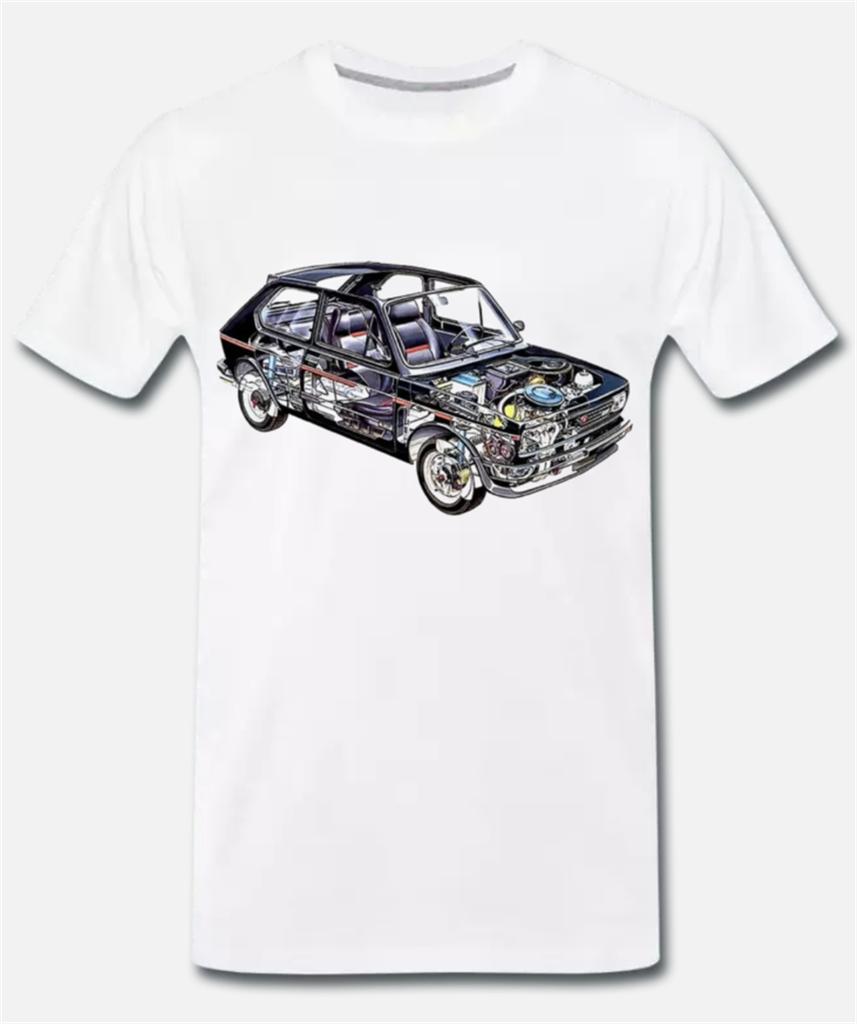 T-Shirt Shirt Fiat 127 Years 70 Car Myth Classic Car - 1-Rhythm New Unisex Funny Top TShirt Men Cotton Tees Harajuku Streetwear