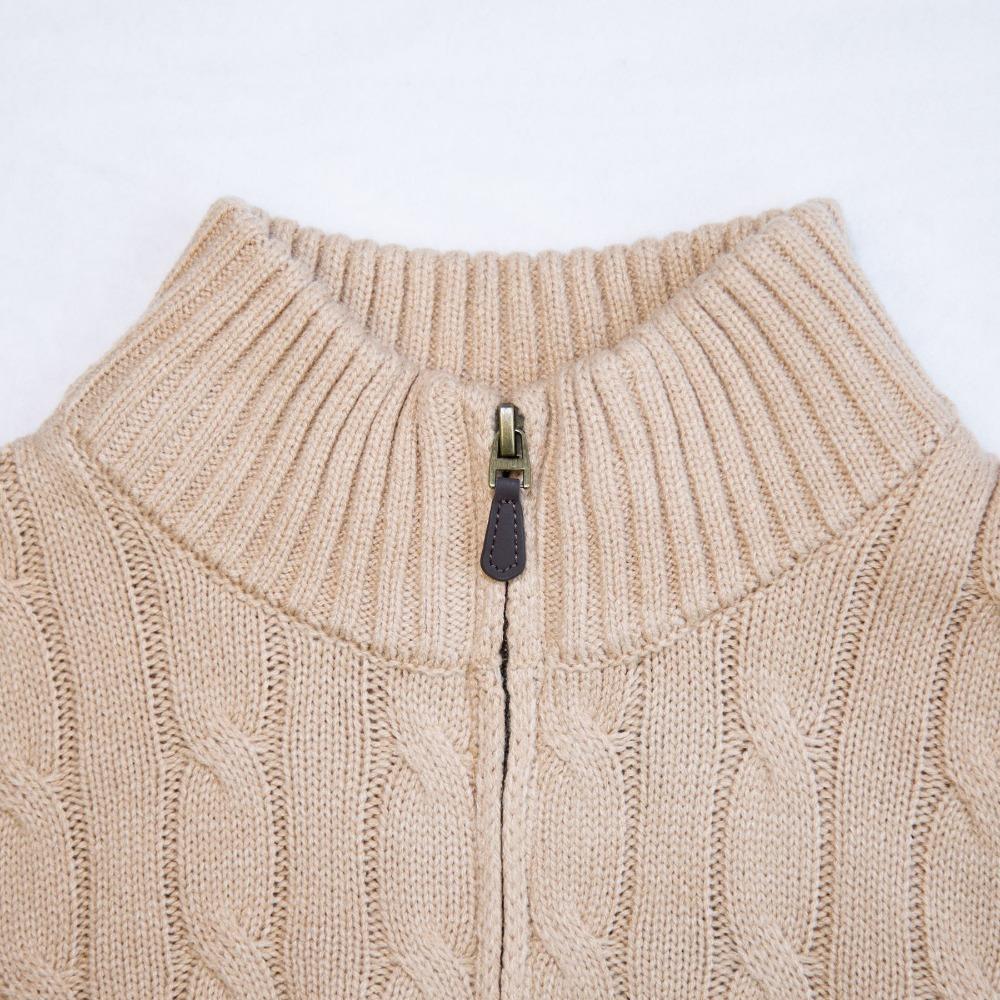 Half-zipper Lapel Pullover Knitted Sweater for Women's Casual Knitted Sweater