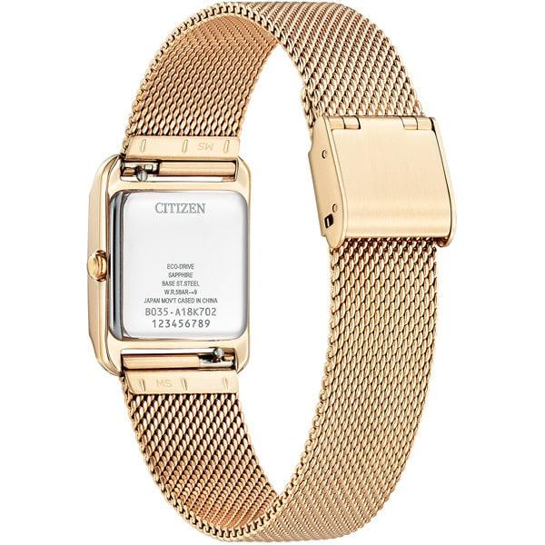 Citizen EW5593-64D ( Sledujte L CITIZEN L Square Collection (Čtvercová kolekce) Eco-Drive s výměnou pásku)