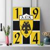 AEK Athens F.C logo 100% Round Full Drill 5D DIY Diamond Painting Embroidery Cross Stitch Rhinestone Décor