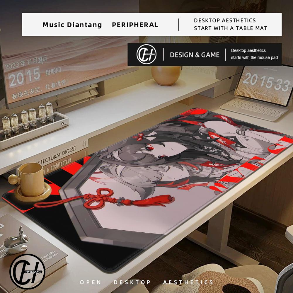 New Cute Zenless Zone Zero Mouse Mat Large Gaming Mousepad Xxl Office Gamer Mouse Pad Anime Zzz Ye Shunguang Extended Hybxaxc