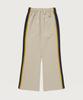Women'S Color Block Wide Jersey Pants Normal Beige