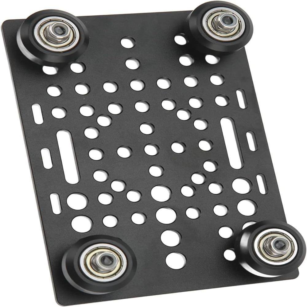 20mm to 80mm Width V Gantry Plate 4 Plastic Pulleys 3D Printer Guide Rail DIY Project