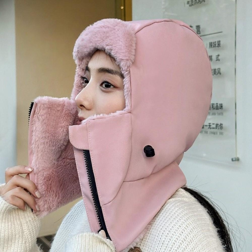 Warm Pullover Cap Windproof Helmet Cap New Ear Protection Hat  Outdoor Sports