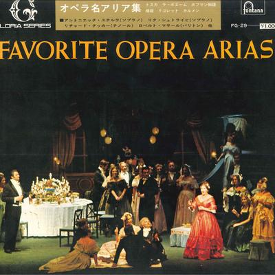 LP Record GIANNI POGGI(TENOR)/ANTONIETTA STEL - Favorite Opera Arias FG29 FONTANA Japan Classical Used