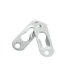 Metal 44mmX16mm Photo Cabinet Furnniture Picture Hanger Fasteners Frame Hook Home Decor