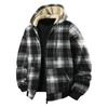 Men's Cardigan Hooded Skirt Fleece-Lined Casual Sports Sweatshirt