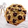1pc Cookie Chocolate Auto Open/Close Cute Umbrella with One-Touch Button, Compact Folding Canopy, Sturdy 8-Rib Windproof Design -099